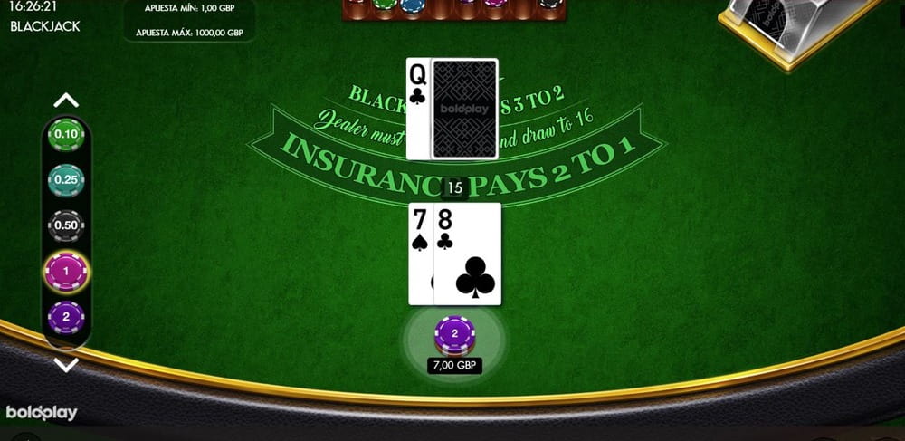 Jugabilidad del blackjack